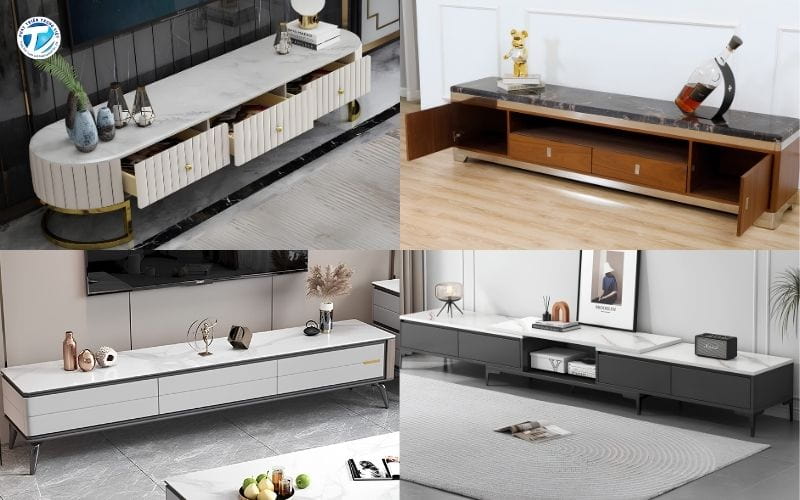 Top 5 mẫu kệ tivi mặt đá được ưa chuộng nhất hiện nay